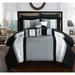 Chic Home Dalton Grey 10-piece Bed in a Bag Comforter Set with Sheets