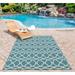 Momeni Baja Moroccan Tile Charcoal Indoor/Outdoor Area Rug - 1'8" x 3'7"