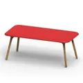 Vondom Pal Outdoor Dining Table - 51029-Red