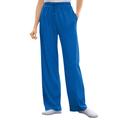 Plus Size Women's Sport Knit Straight Leg Pant by Woman Within in Bright Cobalt (Size 2X)