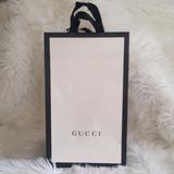 Gucci Bags | Gucci Shopping Bag | Color: Black/White | Size: 9” X 15” X 5.5”