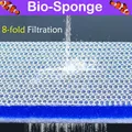 Filtre d'aquarium en coton biochimique 8 fois éponge sans colle accessoires de Filtration