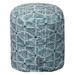 Majestic Home Goods Charlie Indoor Ottoman Pouf 16" L x 16" W x 17" H