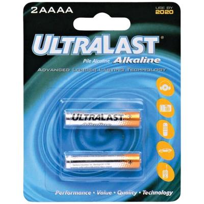 Ultralast(R) UL2AAAA UL2AAAA AAAA Alkaline Batteries, 2 pk - N/A