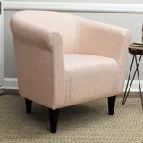 Barrel Chair - Zipcode Design™ Liam 31.5" W Barrel Chair Metal in Pink/Gray | 32 H x 31.5 W x 27.5 D in | Wayfair A0D73AE0E1C3470A9570E78F604DBC76