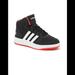 Adidas Shoes | Adidas Hoop 2.0 Mid For Kids | Color: Black/Red | Size: 2.5bb