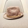 Anthropologie Accessories | Anthropologie Habana Fedora | Color: Gold/Tan | Size: Os