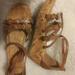 American Eagle Outfitters Shoes | American Eagle Wedge Sandals Size 7 New | Color: Brown/Tan | Size: 7
