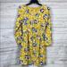 J. Crew Dresses | New J Crew Floral Faux Wrap Dress | Color: Blue/Yellow | Size: 00