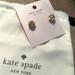 Kate Spade Jewelry | Kate Spade Lady Marmalade Clear Gold Earrings New | Color: Gold | Size: Os