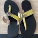 Gucci Shoes | Gucci Mormont Thong Sandals | Color: Black/Yellow | Size: 37eu