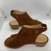 American Eagle Outfitters Shoes | American Eagle 8 Ankl Strap Faux Suede Block Heel | Color: Brown | Size: 8