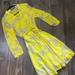 Zara Dresses | Dress, Zara | Color: Gray/Yellow | Size: S