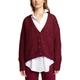 ESPRIT Women's 100EE1I334 Cardigan, 600/Bordeaux Red, S