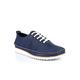 Womens Softie Leather Shoes Ladies Casual Shoes Womens Real Leather Shoes Ladies Comfort Shoes Womens Slip On Shoes Rubber Sole Navy 8 UK