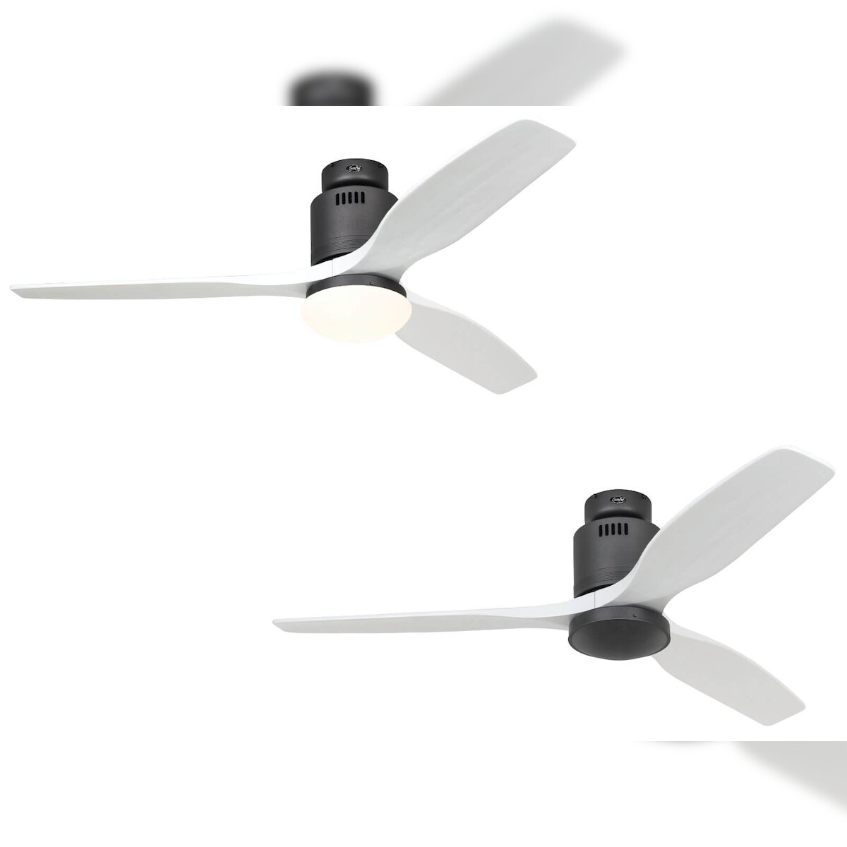 AERODYNAMIX ECO 132, Ventilator mit Licht Anthrazit und Weiß, CasaFan Image