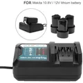 Chargeur rapide de batterie au Lithium pour Makita 10.8V 12V Dc10Wd / Dc10Sb / Dc10Wc / Bl1015 /