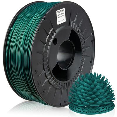 3D Drucker 1,75mm pla Filament 1kg Spule Rolle Premium Grün Metallic - Midori