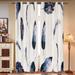 Subrtex Printed 2 Piece Panels Blackout Curtains Colorful Window Drapes