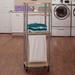 Laundry Hamper Storage Cart - 15.8"L x 17.7"W x 48.0"H