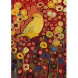 Toland Home Garden Canary Field of Flowers Polyester 40 x 28 inch House Flag in Red | 40 H x 28 W in | Wayfair 1012323