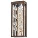 Metropolitan by Minka 2 - Light Bronze Flush Mount Glass/Metal in Brown/White | 18.13 H x 7.13 W x 7.13 D in | Wayfair N7962-730-L
