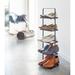 Yamazaki Home Steel Upright 5 Pair Shoe Rack w/ Handle in Black | 30.5 H x 8.7 W x 7.1 D in | Wayfair 2479