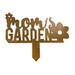 Red Barrel Studio® Hand Forged Metal Huratio Garden Sign (mom's Garden) | 16.75 H x 21 W x 0.125 D in | Wayfair 9091429F70FB4564955B408C309AFCCA
