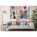 East Urban Home There Is Always Hope Colorful Banksy Classic Street Wall Design Painting Canvas Print Art Décor Canvas in Indigo | Wayfair