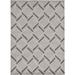 Black 23 x 0.5 in Area Rug - Ebern Designs Jhanee Geometric Gray Indoor/Outdoor Area Rug Polypropylene | 23 W x 0.5 D in | Wayfair