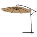 Sol 72 Outdoor™ Boisvert 9.5 Ft Solar Led Patio Outdoor Umbrella Hanging Cantilever Umbrella Offset Umbrella Easy Open Adustment w/ 24 Led Lights Metal | Wayfair