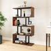 Zipcode Design™ Ehrenfeld 56" H x 31.5" W Steel Geometric Bookcase in Brown | 57 H x 31.5 W x 11.8 D in | Wayfair 0183FD3B56F94255A96CEF4C2259628E