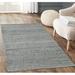 Gray 96 x 60 x 0.28 in Area Rug - Gracie Oaks Allessa Handwoven Area Rug Nylon/Wool | 96 H x 60 W x 0.28 D in | Wayfair