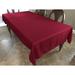 Eider & Ivory™ Driffield Solid Polyester Tablecloth Polyester in Red/White | 58 D in | Wayfair B7A580A9DF494FB68CD0E514BFBC9FE7