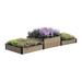 EverBloom Terraced Triple Raised Garden Bed Composite | 14 H x 114 W x 36 D in | Wayfair K2124