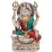 Bungalow Rose Ardhanarishvara (Shiva-Shakti) Metal in Blue/Gray/Green | 9.7 H x 8.5 W x 2.7 D in | Wayfair 68355E50D14242D698AB240E1C159EBE