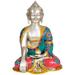 Bungalow Rose The Buddha In Bhumisparsha Mudra Metal in Yellow | 10 H x 8 W x 5.5 D in | Wayfair 8348CFD29288467C9EF11BCC5863A0B6