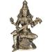 Bungalow Rose Saraswati - Goddess Of Arts & Wisdom Metal in Yellow | 8 H x 5.5 W x 3 D in | Wayfair D62E4020491E450DB71EC019601EB69E