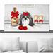 The Holiday Aisle® Christmas Holiday Shih Tzu (Horizontal) By Jodi - Graphic Art Plastic/Acrylic in White | 36 H x 60 W x 1.5 D in | Wayfair