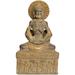 Bungalow Rose Emaciated Buddha Metal in Yellow | 12.5 H x 7 W x 4.5 D in | Wayfair 558A023458D44B6AADF0B26A377B45A4