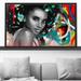 Mercer41 Afrique Model 6 (Horizontal) By Jodi - Graphic Art Plastic/Acrylic in Black/Red | 27.5 H x 43.5 W x 2 D in | Wayfair