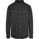 Build Your Brand Herren Denim Jeans Shirt Hemd, Black Washed, 4XL