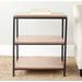 SAFAVIEH Zeke Honey Natural Shelf Unit - 24" x 18.1" x 28.1"