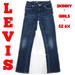 Levi's Bottoms | Girls Levi's 711 Skinny Jeans Dk Blue Denim Pants | Color: Blue/White | Size: 6xg