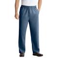 Men's Big & Tall Knockarounds® Full-Elastic Waist Pants in Twill or Denim by KingSize in Slate Blue (Size 3XL 40)