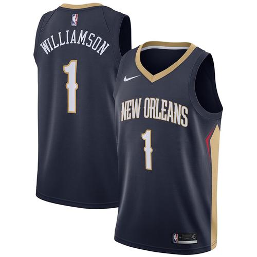 New Orleans Pelicans Nike Icon Swingman Trikot – Zion Williamson – Herren