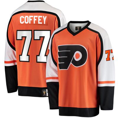 Orangefarbenes Philadelphia Flyers Premier Breakaway-Trikot mit Paul Coffey Fanatics für Herren Image