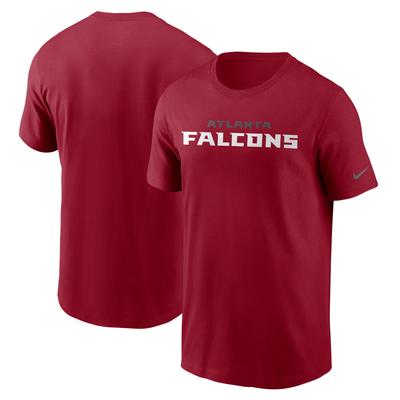 Rotes Nike Atlanta Falcons Team-Wortmarken-T-Shirt für Herren Image
