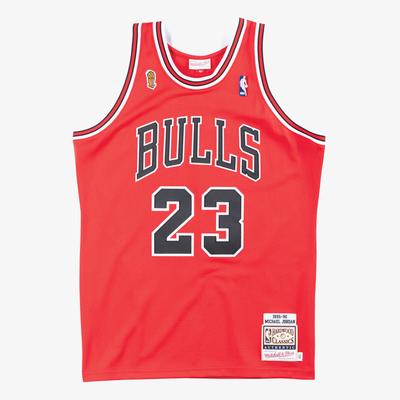 Chicago Bulls Michael Jordan 1995 Authentisches Heimtrikot von Mitchell & Ness - Herren Image
