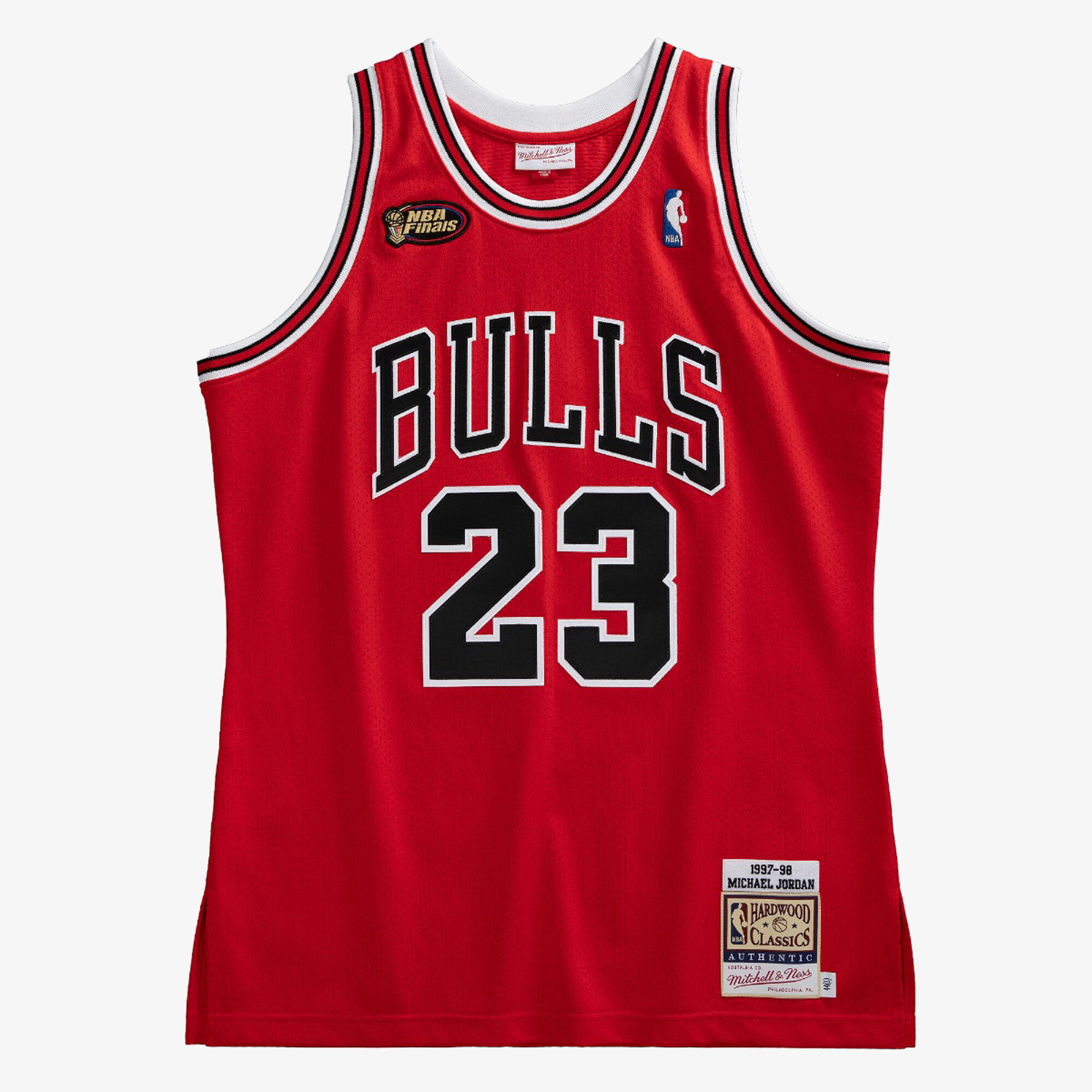 Chicago Bulls Mitchell & Ness Authentic Trikot Auswärtsfinale Michael Jordan 1997–1998 Image